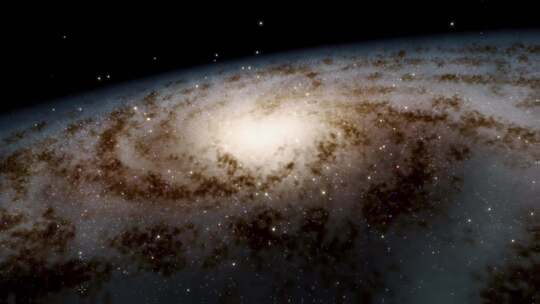 银河系宇宙星系太空科幻动画