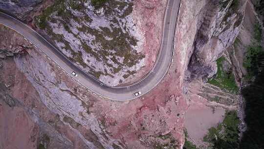 航拍新疆伊犁伊昭公路