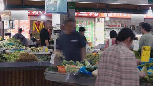 商贸市场 人流 菜市场