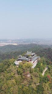 湖南湘潭昭山古寺航拍3