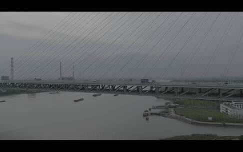 闵浦大桥航拍04（4K/50fps/灰档/降噪）