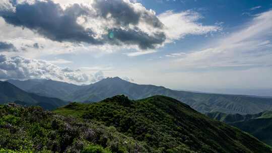 自然风光延时 药草台风景区 药草台延时