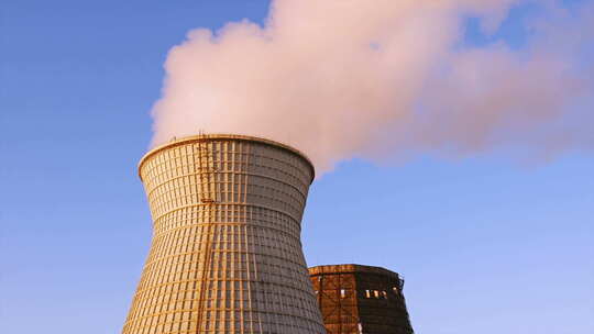 污染环境工业烟囱气候变暖