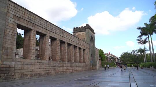 泉州清净寺建筑内部细节特写实拍伊斯兰教