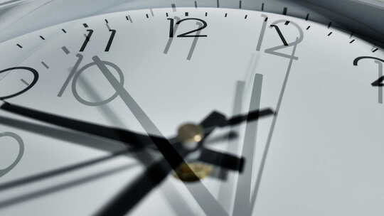 时间时钟意境抽象概念时间流逝飞逝延时地产