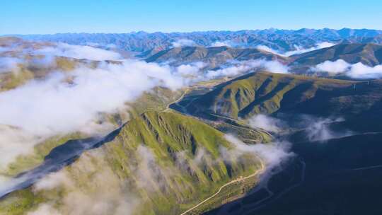 中国山河山水山川美丽祖国自然风视频素材模板下载