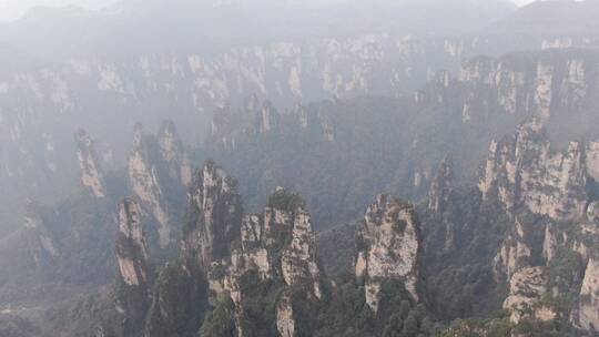 张家界武陵源5A景区航拍