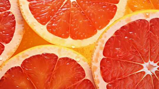 柑橘血橙的特写