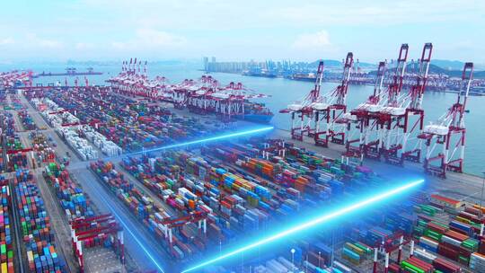 4K科技码头-智慧物流-科技港口