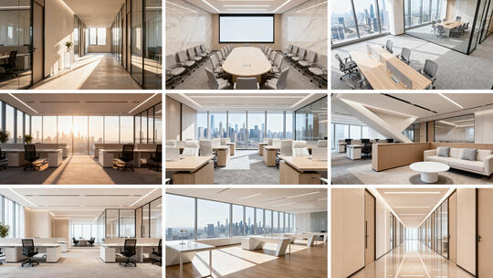 高端写字楼 职场办公室 现代办公空间