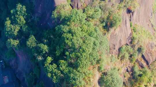 广东冬天丹霞山山水风光观日亭三视频素材模板下载