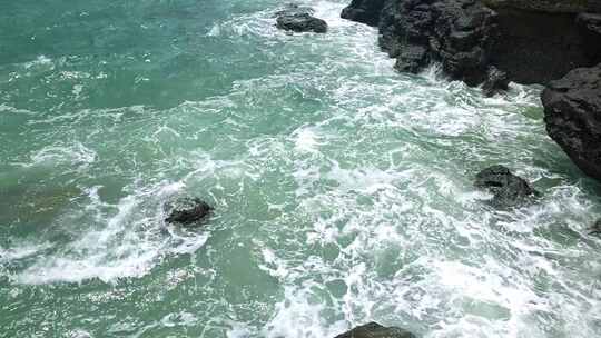 广西北海涠洲岛大海鳄鱼山旅游旅行风景升格