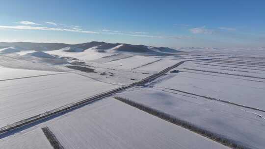 航拍白雪覆盖的黑土地241114 (2)