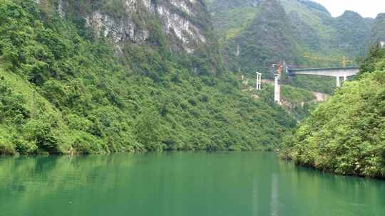 峡谷山川湖泊自然风光