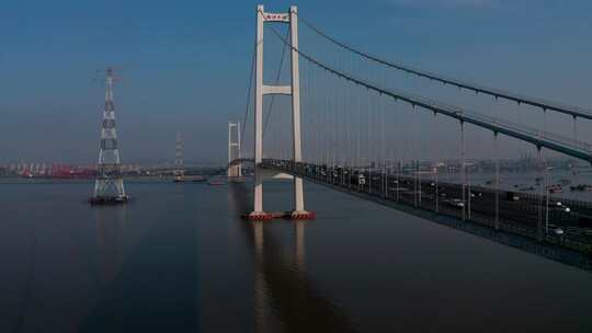 广东省广州南沙大桥视频素材模板下载