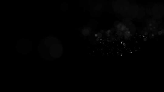 黑色背景粒子特效