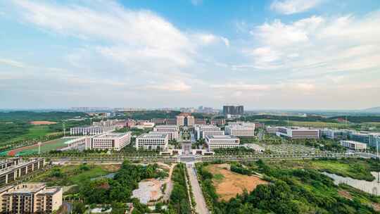 中国地质大学（武汉）未来城校区日转夜延时