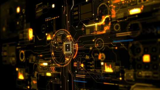 电子科技芯片信息未来科技特效