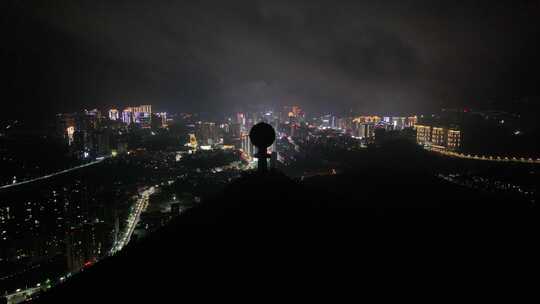 盘州市夜景航拍