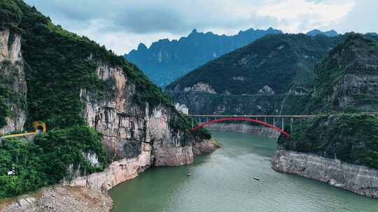 长江三峡牛肝马肺峡湖北宜昌秭归