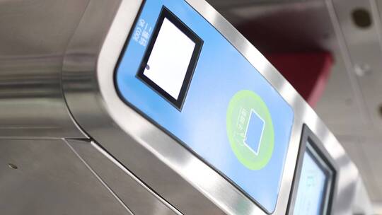 济南地铁3号线乘车，刷卡进入地铁视频素材模板下载