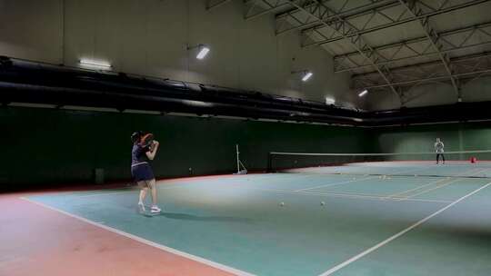 网球训练视频素材模板下载