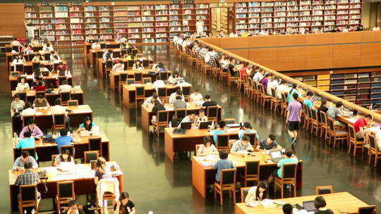 中国国家图书馆阅览室(1)