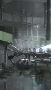 工厂生产素材罐装车间素材罐装生产线视频素材模板下载