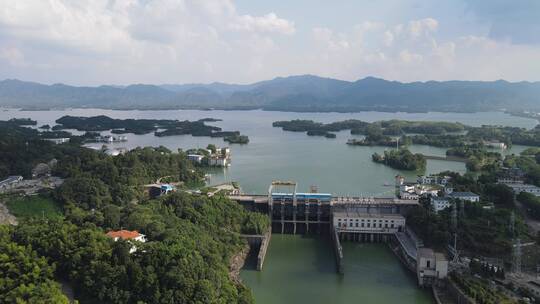 4K航拍湖北咸宁赤壁陆水湖风景区