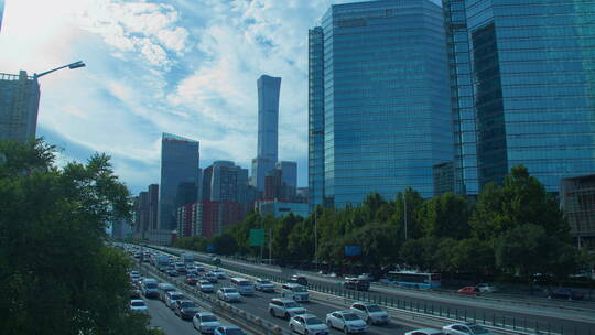 车流城市 车流延时 汽车 交通 经济