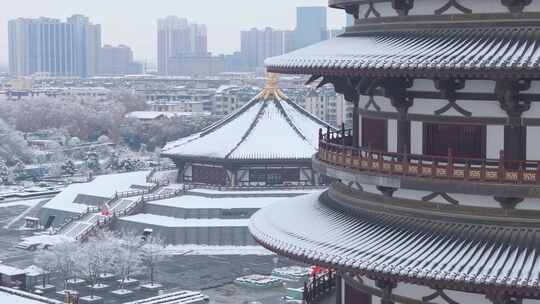 隋唐洛阳城雪景合集