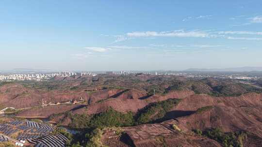 江西上饶龟峰景区航拍