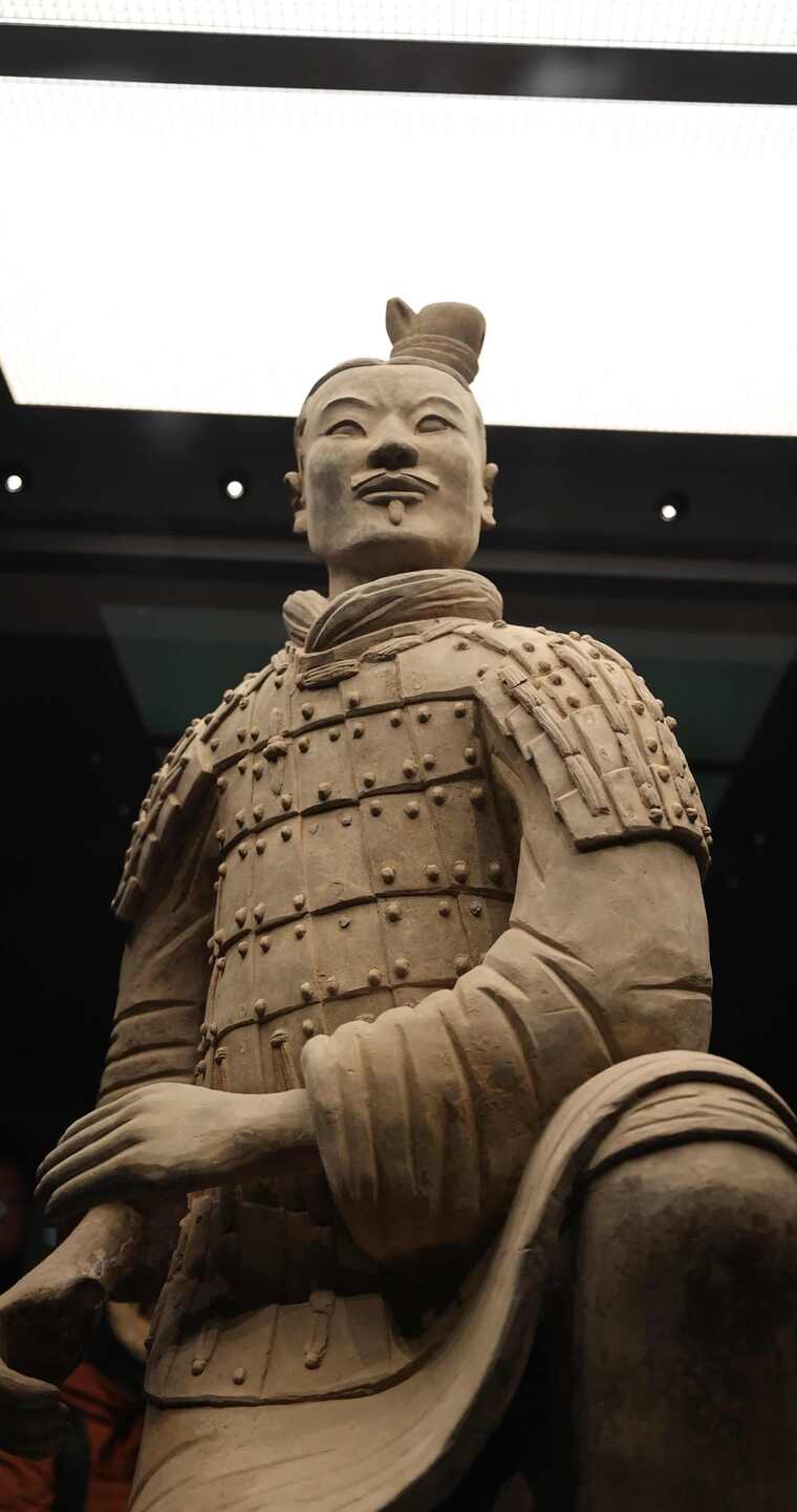 秦始皇兵马俑跪射俑