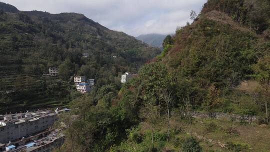 陕西安康旬阳桐木大景航拍