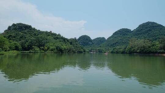 广西柳州山水龙潭公园自然风光美景