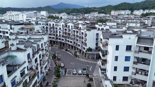 合集航拍福建泰宁县城城市建设