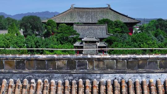 辽宁锦州义县奉国寺辽代古塔古建筑