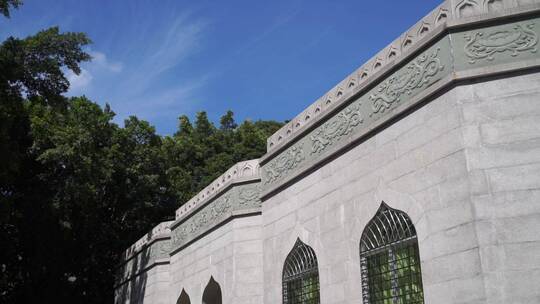 泉州清净寺建筑内部细节特写实拍伊斯兰教