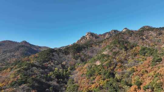 辽宁千山秋景航拍