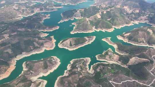 原创 贵州兴义万峰湖湿地航拍自然风光