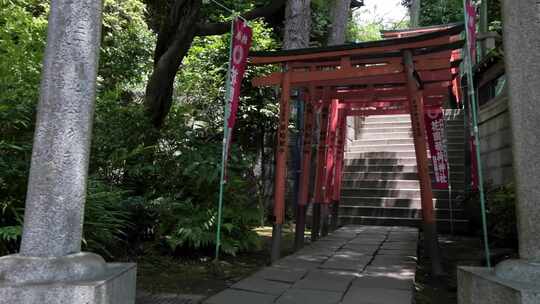 日本东京，日本神社，寺庙