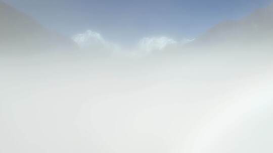 清晨云海日出云层山顶山林云雾缭绕风景风光