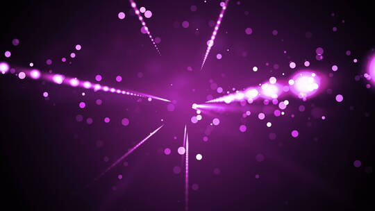 紫色装饰粒子条纹