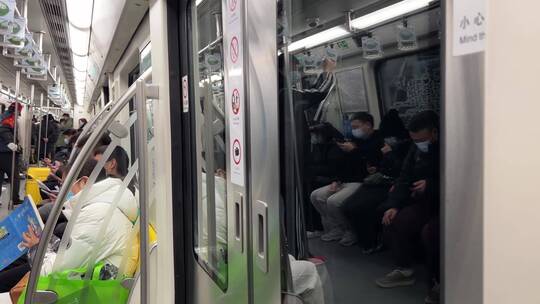 【镜头合集】北京地铁站视频素材模板下载