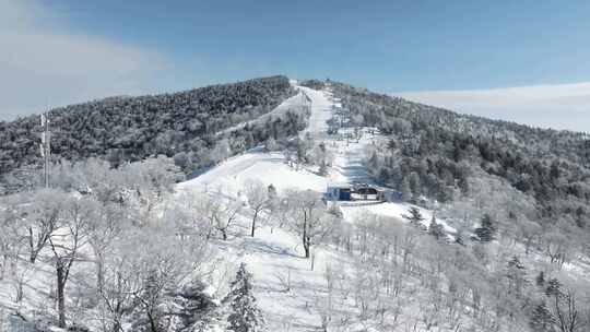 4k北大湖滑雪场航拍