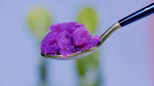 紫薯泥素材