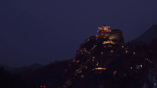 【原创】望仙谷 夜景 古镇古街 景观人文