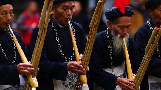 贵州吹芦笙表演