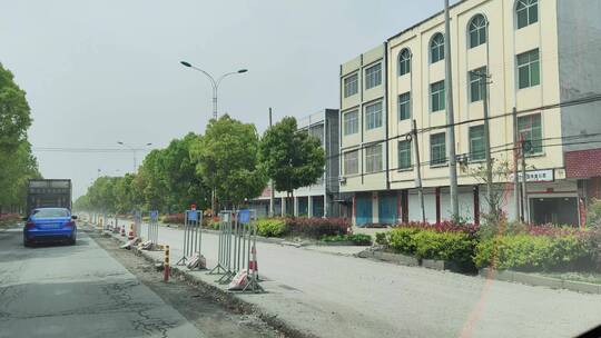 公路交通路边风景实拍