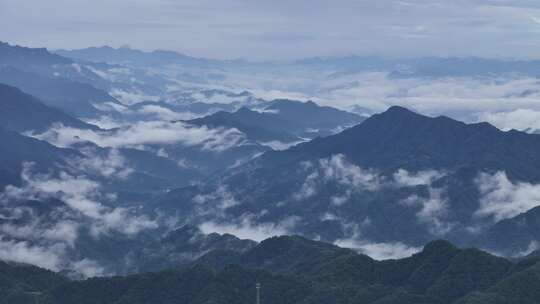 美丽中国河南伏牛山老界岭自然风光